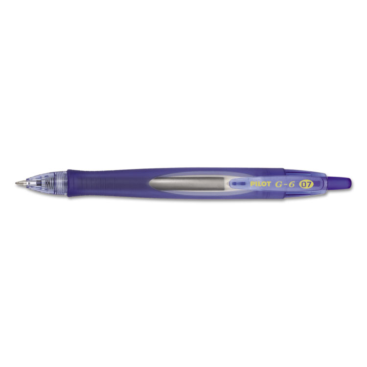 Picture of G6 Retractable Gel Ink Pen, Refillable, Blue Ink, .7mm