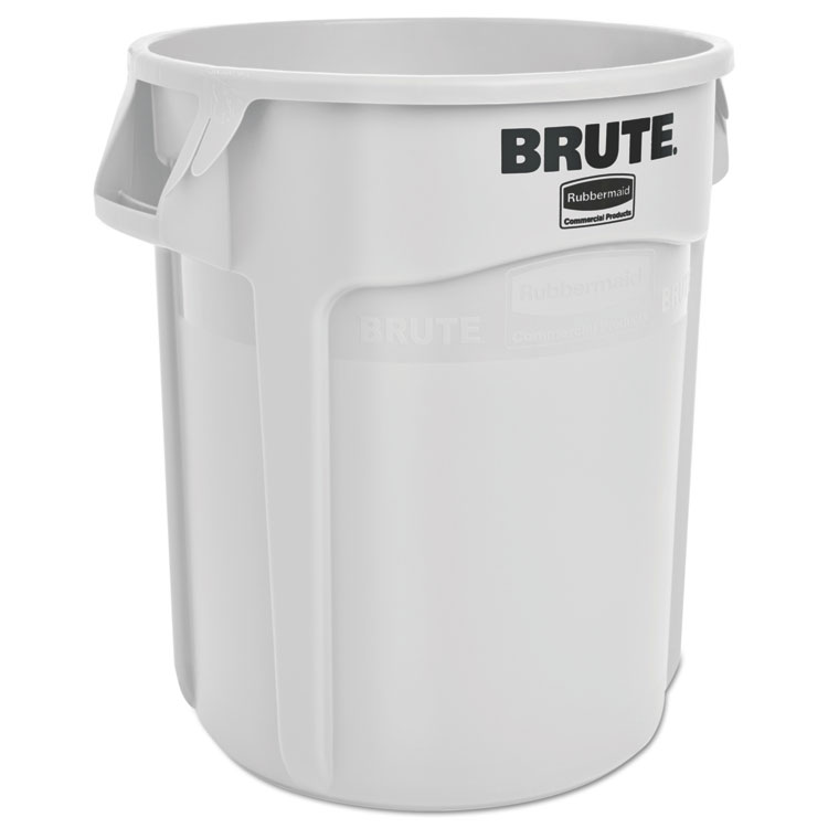 Picture of Round Brute Container, Plastic, 20 gal, White