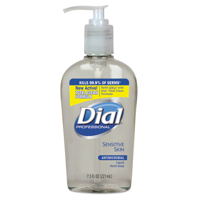 Picture of Antimicrobial Soap for Sensitive Skin, 7.5oz Décor Pump Bottle, 12/Carton