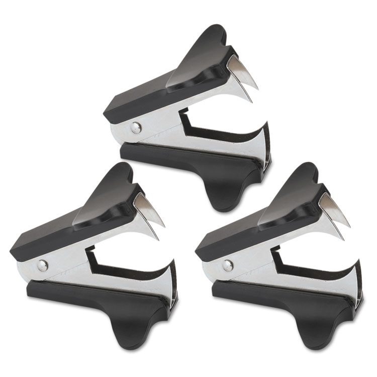 Picture of Jaw Style Staple Remover, Black, 3 per Pack