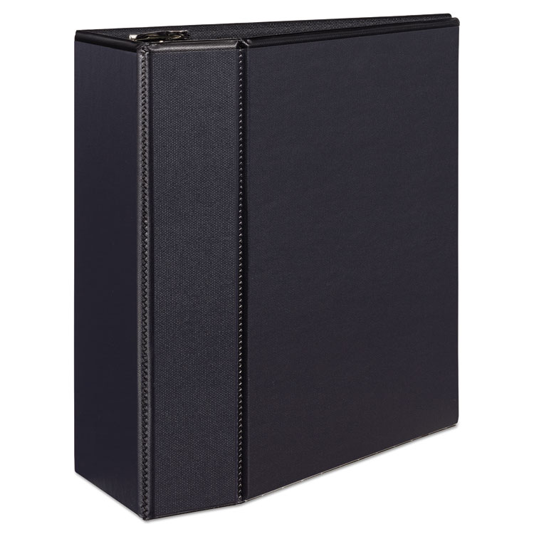 Picture of Durable View Binder w/Locking EZD Rings, 11 x 8 1/2, 5" Cap, Black