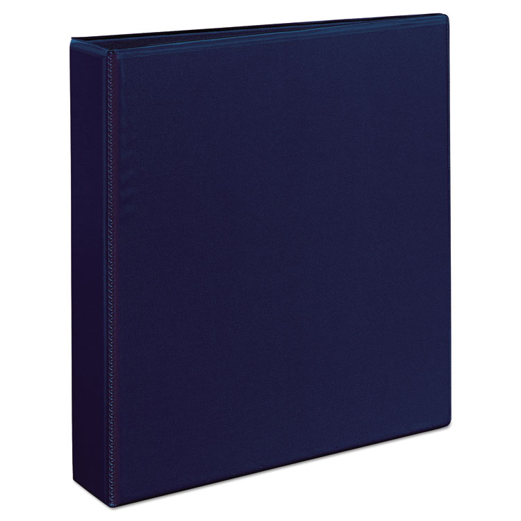Picture of Heavy-Duty View Binder w/1-Touch EZD Rings, 1 1/2" Cap, Navy Blue