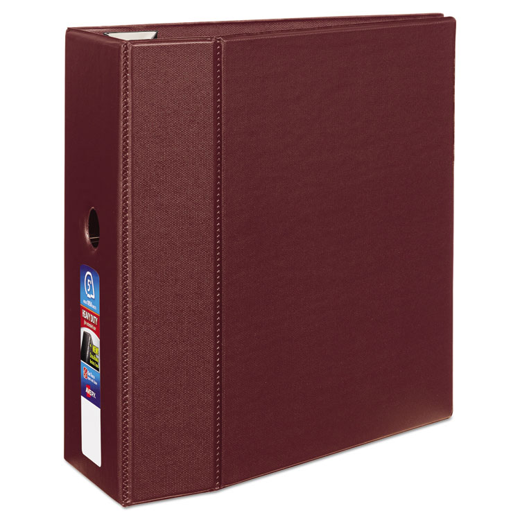 Picture of Heavy-Duty Binder with One Touch EZD Rings, 11 x 8 1/2, 5" Capacity, Maroon