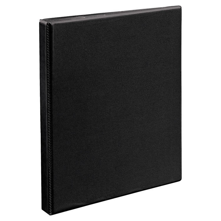 Picture of Heavy-Duty Non Stick View Binder w/Slant Rings, 1/2" Cap, Black