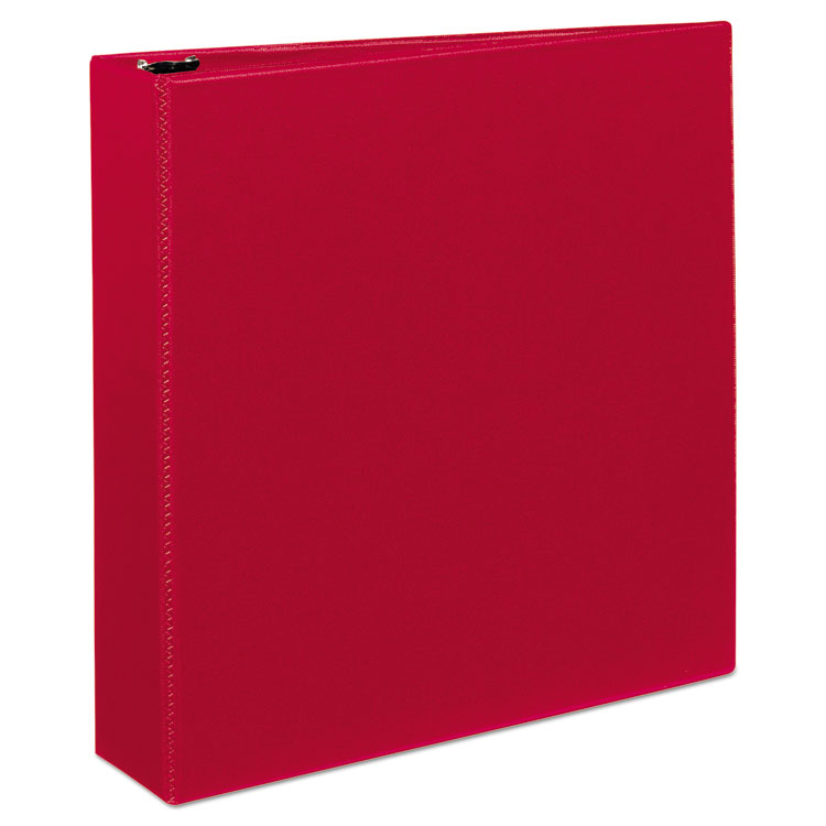 Picture of Durable Binder with Slant Rings, 11 x 8 1/2, 2", Red