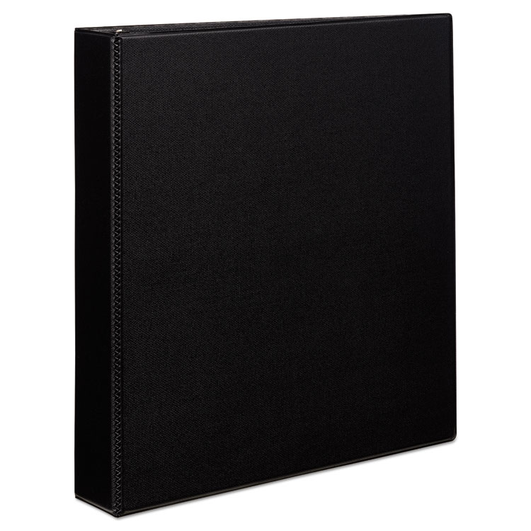 Picture of Durable Binder with Slant Rings, 11 x 8 1/2, 1 1/2", Black