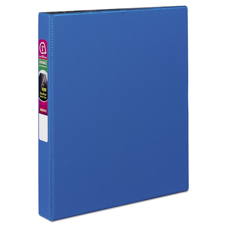 Picture of Durable Binder with Slant Rings, 11 x 8 1/2, 1", Blue