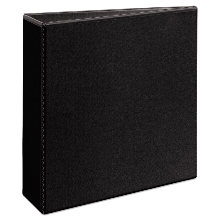 Picture of Durable View Binder w/Nonlocking EZD Rings, 11 x 8 1/2, 3" Cap, Black