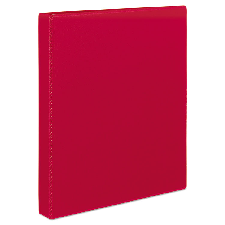 Picture of Durable Binder with Slant Rings, 11 x 8 1/2, 1", Red