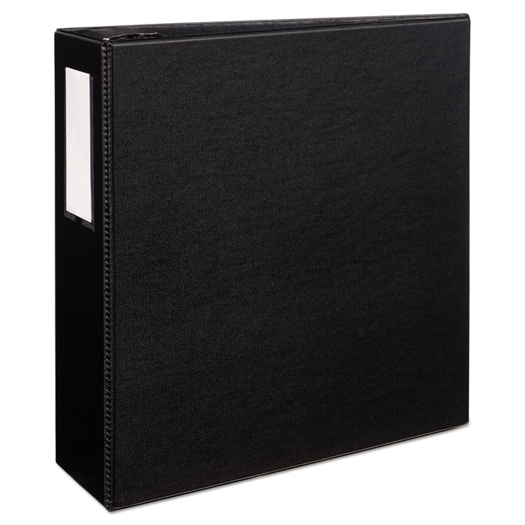 Picture of Durable Binder with Two Booster EZD Rings, 11 x 8 1/2, 4", Black