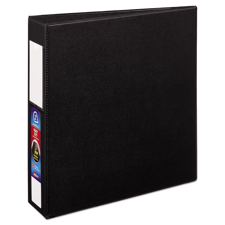 Picture of Heavy-Duty Binder with One Touch EZD Rings, 11 x 8 1/2, 2" Capacity, Black