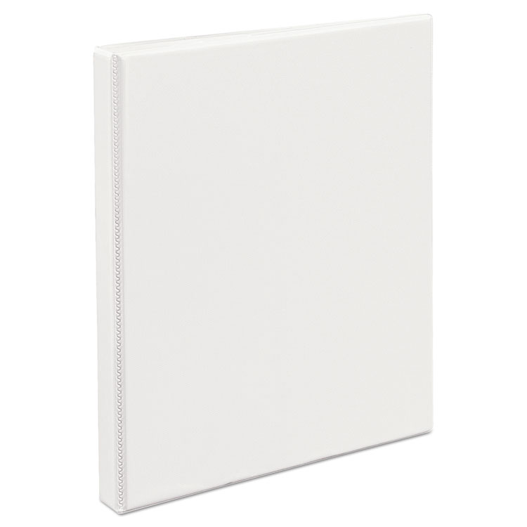 Picture of Heavy-Duty Non Stick View Binder w/Slant Rings, 1/2" Cap, White
