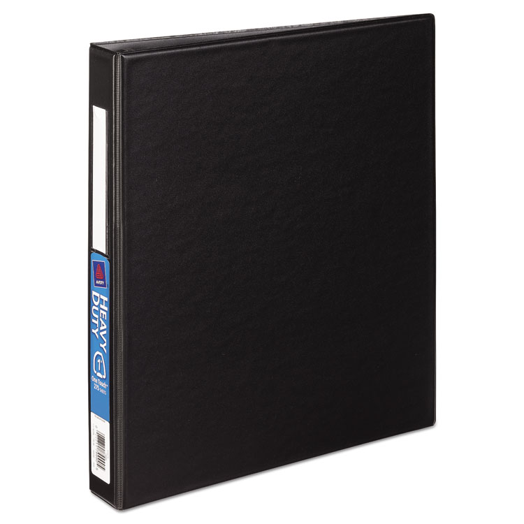 Picture of Heavy-Duty Binder with One Touch EZD Rings, 11 x 8 1/2, 1" Capacity, Black