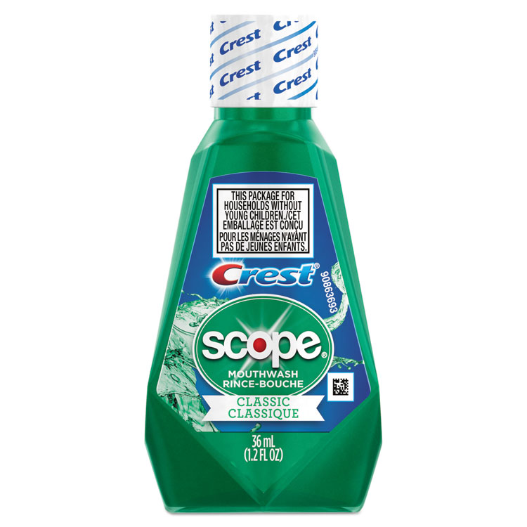 Picture of Crest + Scope Rinse, Classic Mint, 36 Ml Bottle, 180/carton