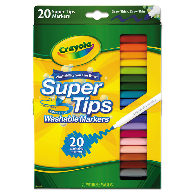 Markers Crayola/20Pk (IN-6) (58-8106)