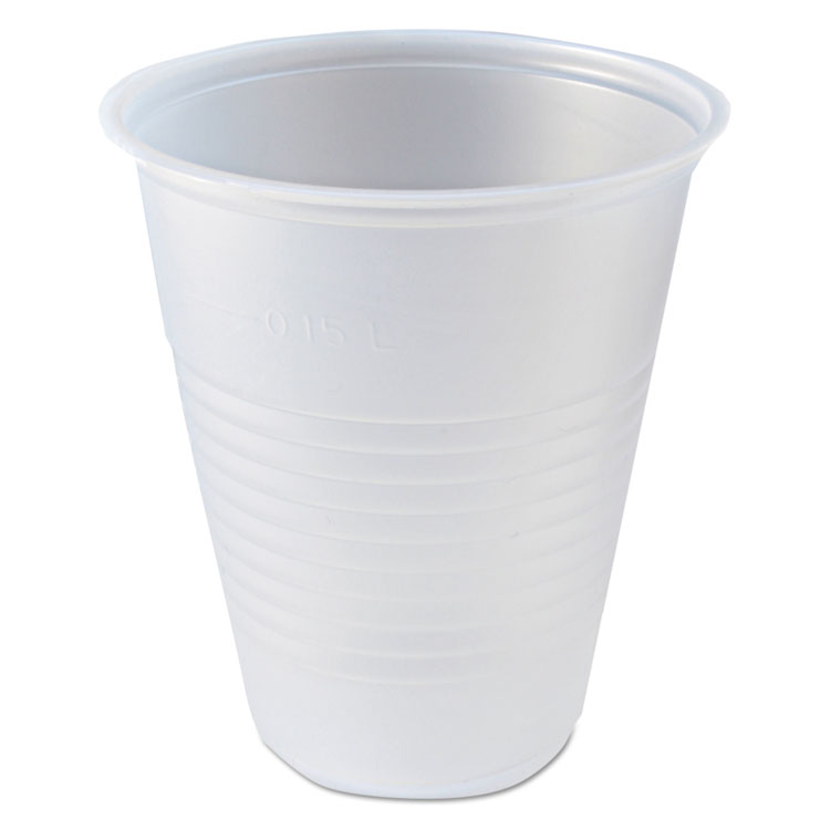 Picture of Rk Ribbed Cold Drink Cups, 7 Oz, Clear