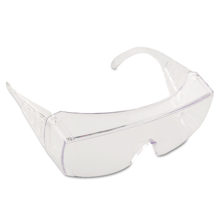 Crews Stratos Safety Glasses with Black Frame and Gray Lens ANSI Z87 