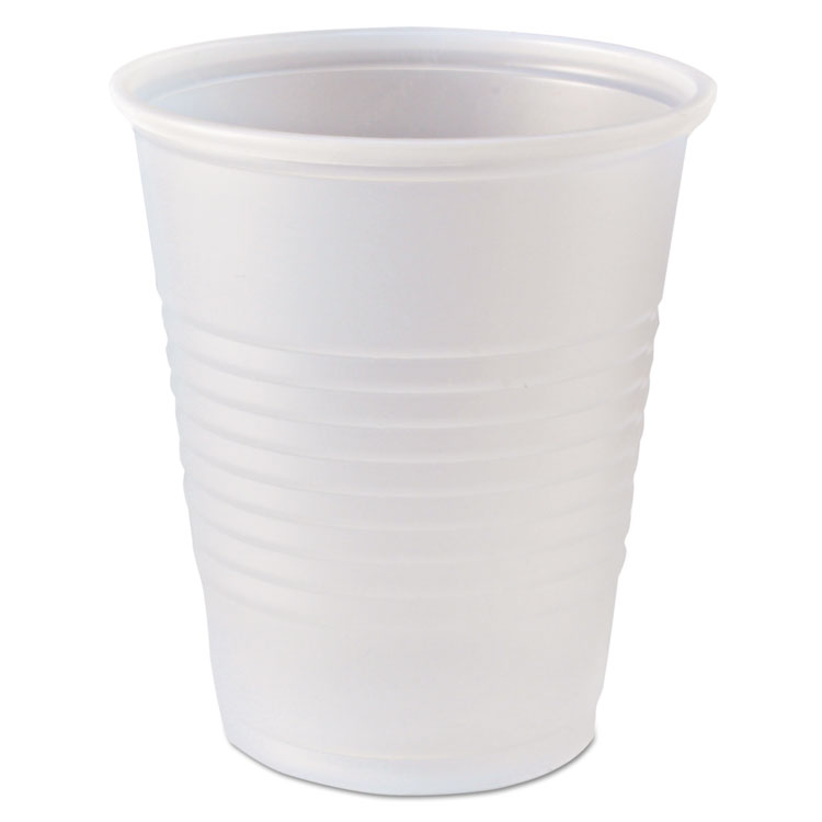 Picture of Rk Ribbed Cold Drink Cups, 5 Oz, Clear, 2500/carton