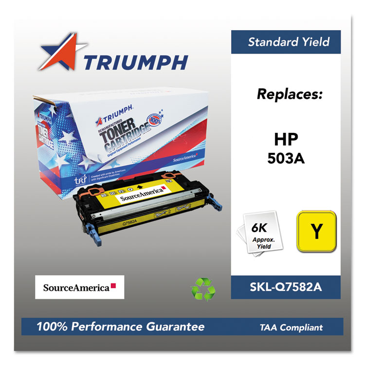 Picture of 751000NSH0304 Remanufactured Q7582A (503A) Toner, Yellow