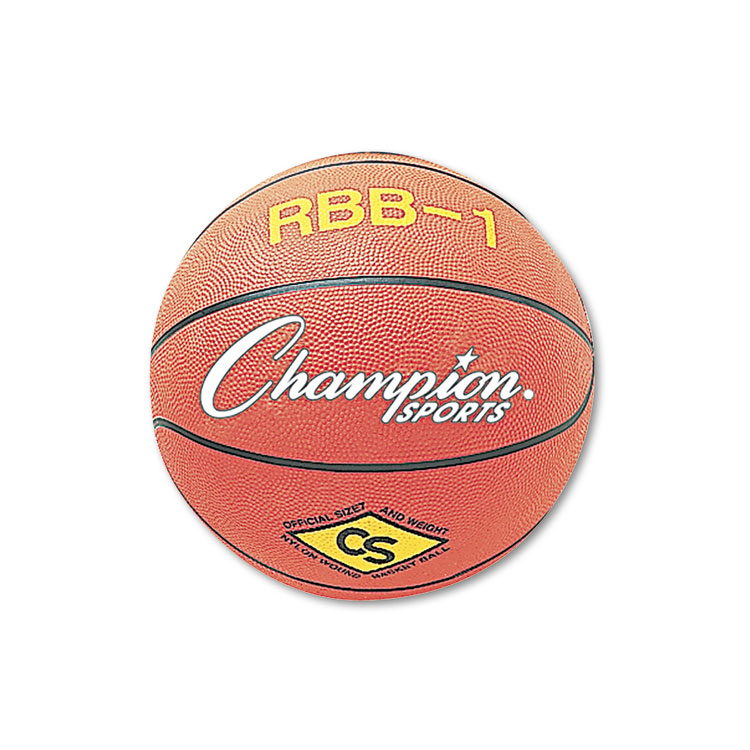 Picture of Rubber Sports Ball, For Basketball, No. 7, Official Size, Orange