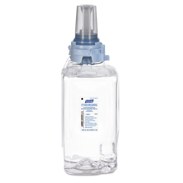 Picture of Advanced Green Certified Instant Hand Sanitizer Foam Refill, 1200mL, Frag.-Free