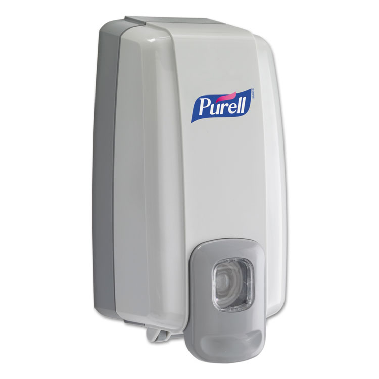 Picture of NXT Instant Hand Sanitizer Dispenser, 1000mL, 5 1/8w x 4d x 10h, WE/Gray