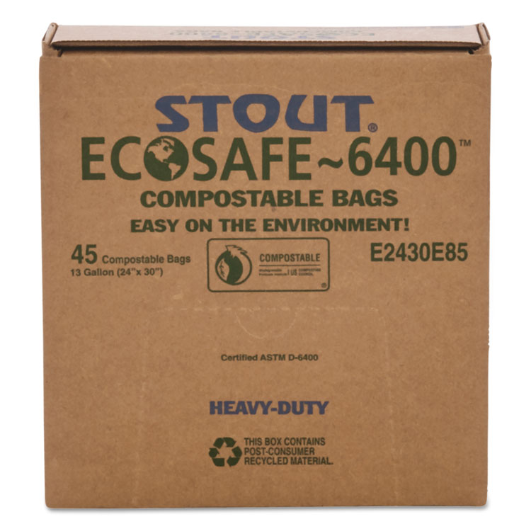 Stout P3345K20 35 Gallon Insect Repellent Trash Can Liners