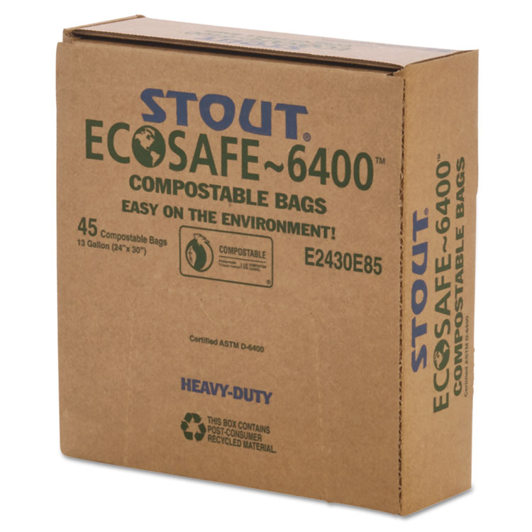 Stout Insect Repellent Trash Bags - 30 gal Capacity - 33 Width x 40  Length - 2 mil (51 Micron) Thickness - Black - Polyethylene - 90/Box -  Recycled