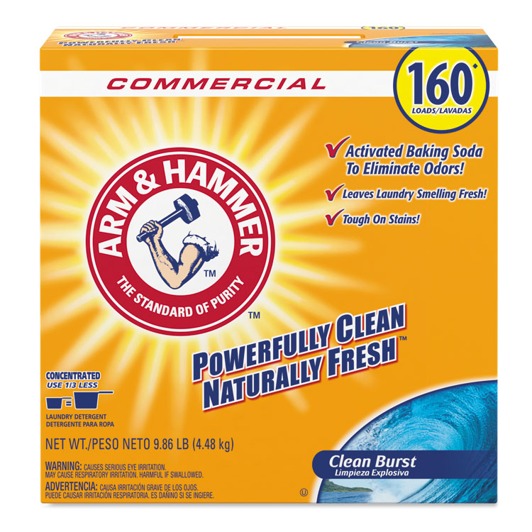Powder Laundry Detergent, Clean Burst, 9.86 lb, Box, 3/Carton