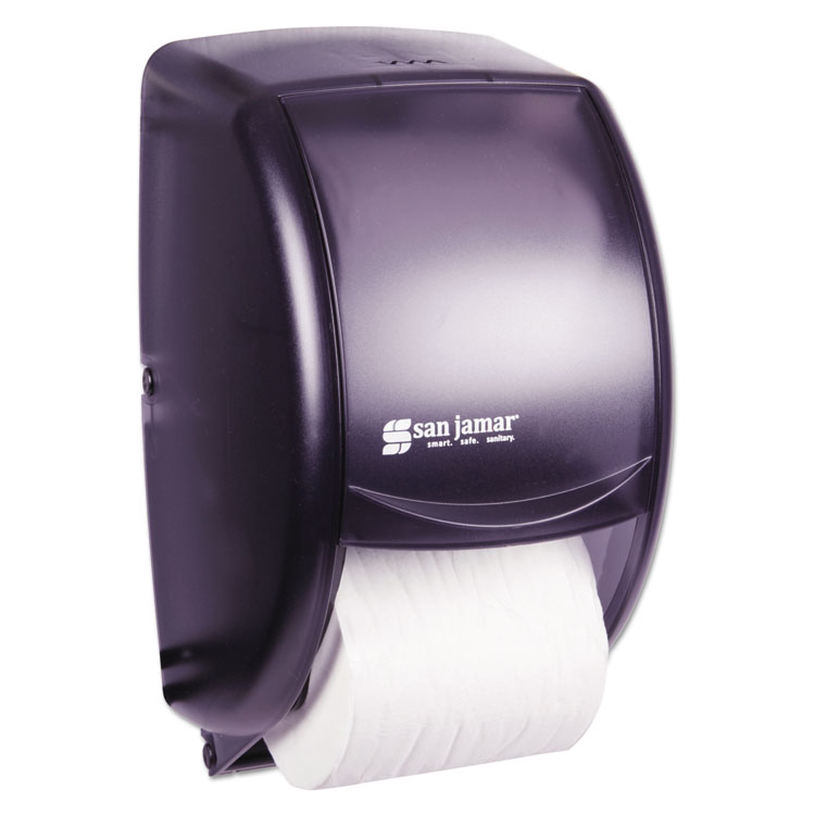 Picture of Duett Standard Toilet Tissue Dispenser, 2 Roll, 7 1/2w x 7d x 12 3/4h, Black Pearl