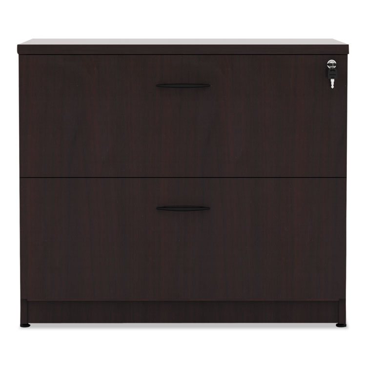 Picture of Alera Valencia Series Two Drawer Lateral File, 34w x 22 3/4d x 29 1/2h, Mahogany