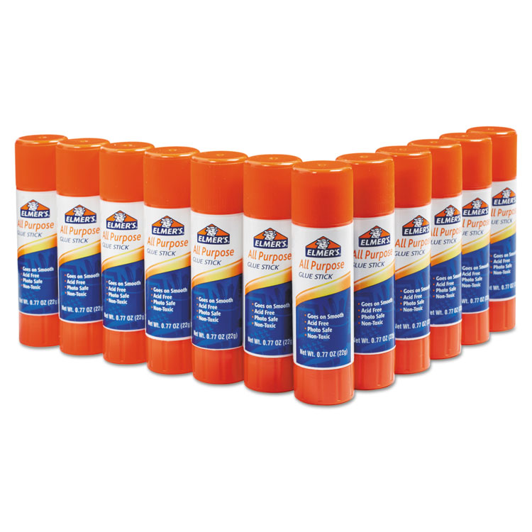 Picture of Disappearing Glue Stick, 0.77 oz, 12/Pack