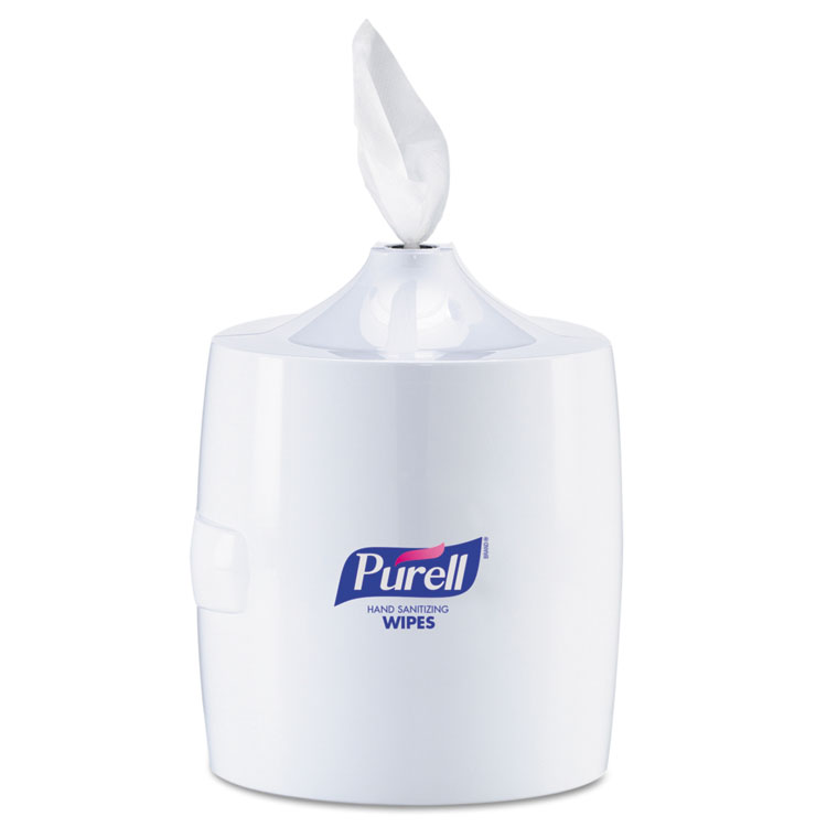 Picture of Hand Sanitizer Wipes Wall Mount Dispenser, 1200/1500 Wipe Capacity, White