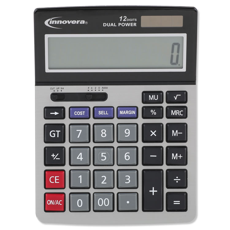 Picture of 15968 Minidesk Calculator, 12-Digit Lcd