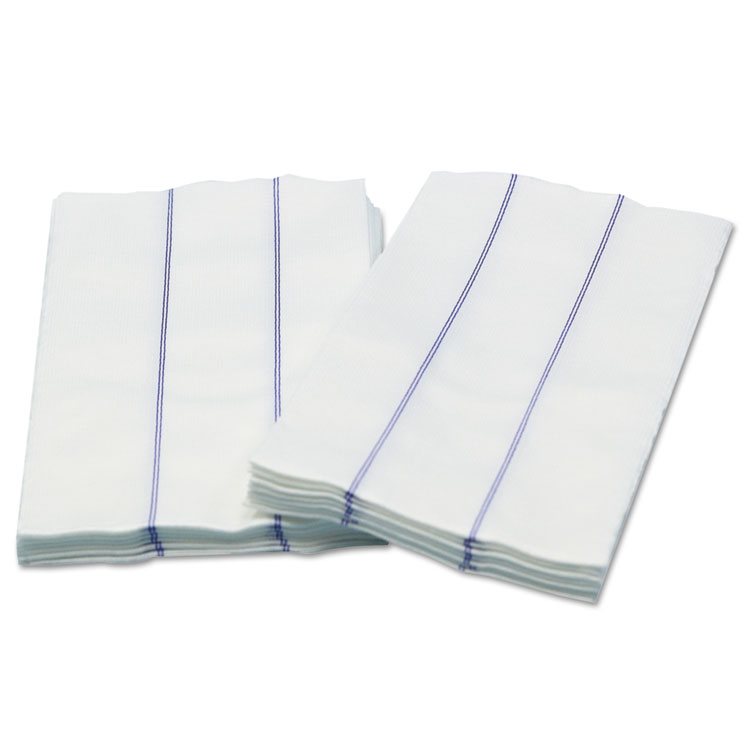 Picture of Tuff-Job Premium Foodservice Towel, White/blue, 13 X 24, 1/4 Fold, 72/carton