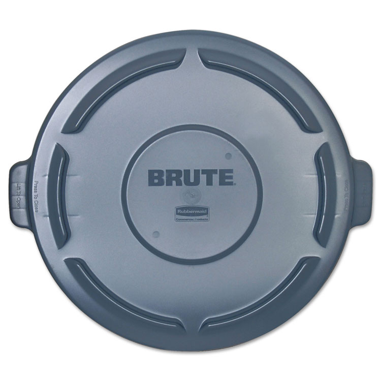 Picture of Vented Round Brute Lid, 24 1/2 x 1 1/2, Gray