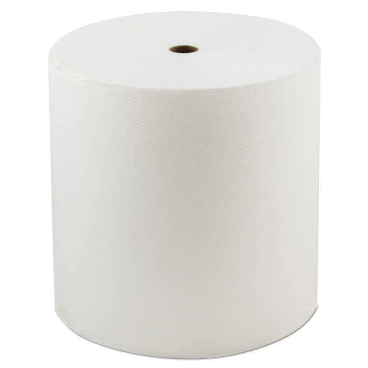 Picture of Hardwound Roll Towels, 1-Ply, 8" X 800 Ft, White, 6/carton