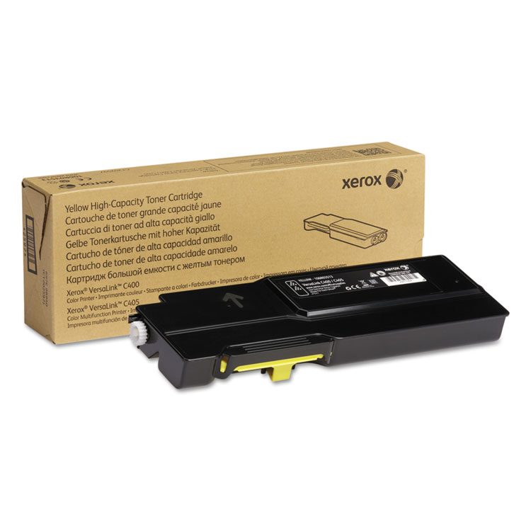 Picture of 106r03513 High-Yield Toner, 4800 Page-Yield, Yellow