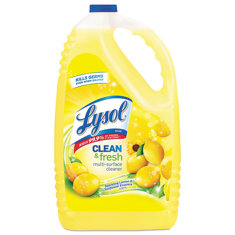 Picture of Clean & Fresh Multisurface Cleaner, Sparkling Lemon/sunflower,144oz Bottle,4/ct