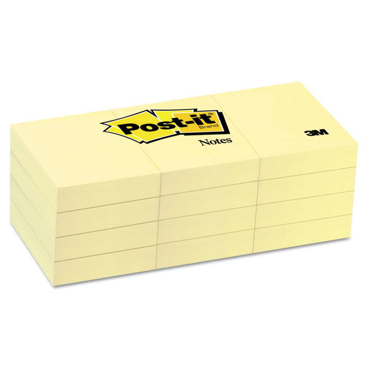 24 Pack 3" x 3" Yellow Highland Sticky Notes Yellow 3 x 3 Inches 