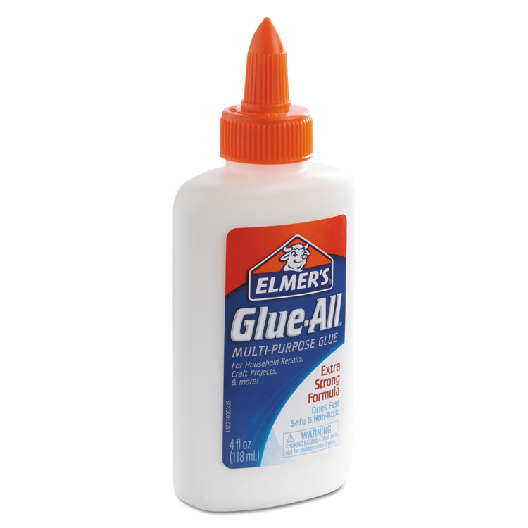 Clear Gorilla Glue, 1.75 oz, Dries Clear, 4-carton