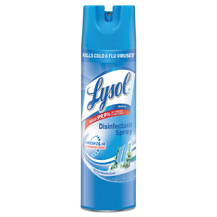 Picture of Disinfectant Spray, Spring Waterfall Scent, 19oz Aerosol
