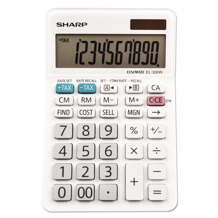 Picture of El-330wb Desktop Calculator, 10-Digit Lcd
