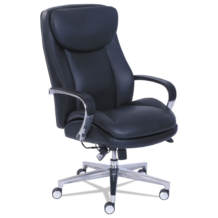 Picture of Commercial 2000 High-Back Executive Chair With Dynamic Lumbar Support, Black