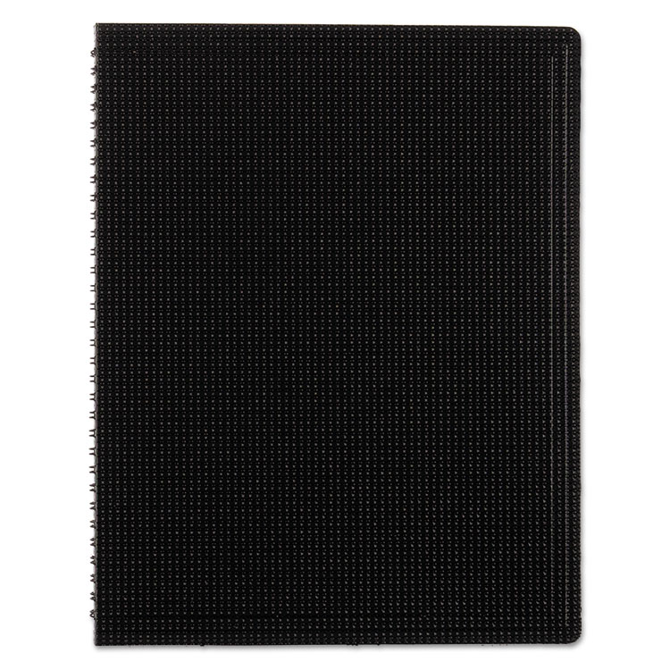 Duraflex Poly Notebook, 1-Subject, Medium/College Rule, Black Cover, (80) 11 x 8.5 Sheets