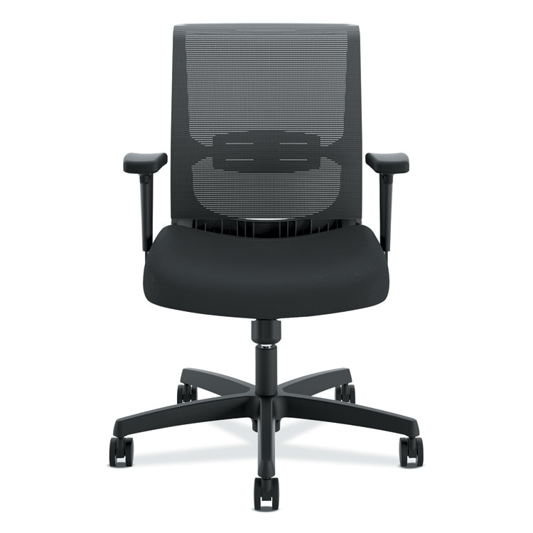 Picture of CONVERGENCE SWIVEL-TILT CHAIR, ADJUSTABLE ARMS, BLACK