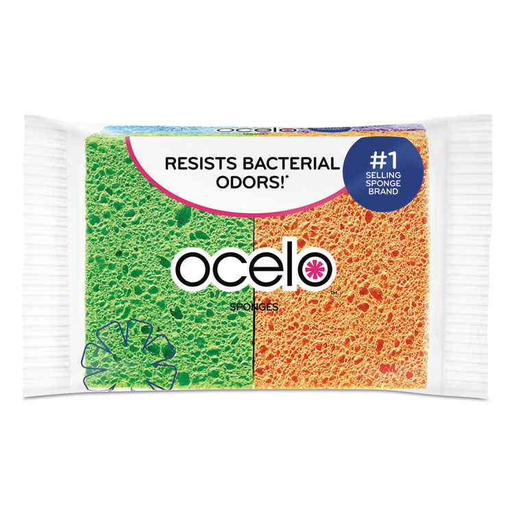 Picture of O-Cel-O Sponge W/3m Stayfresh Technology, 4 7/10 X 3 X 3/5, 4/pack