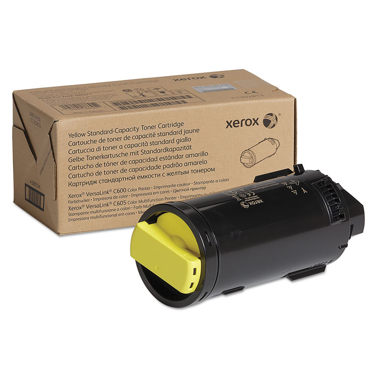 Picture of 106R03898 TONER, 6000 PAGE-YIELD, YELLOW