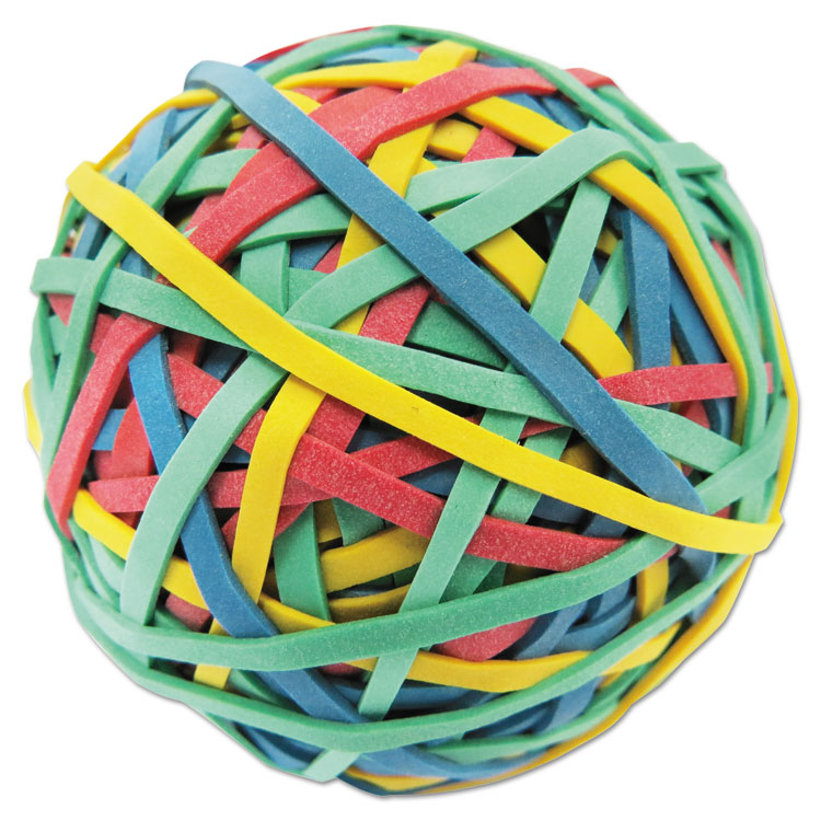 Picture of Rubber Band Ball, 3" Size, 2 3/4" Length, 260 Bands