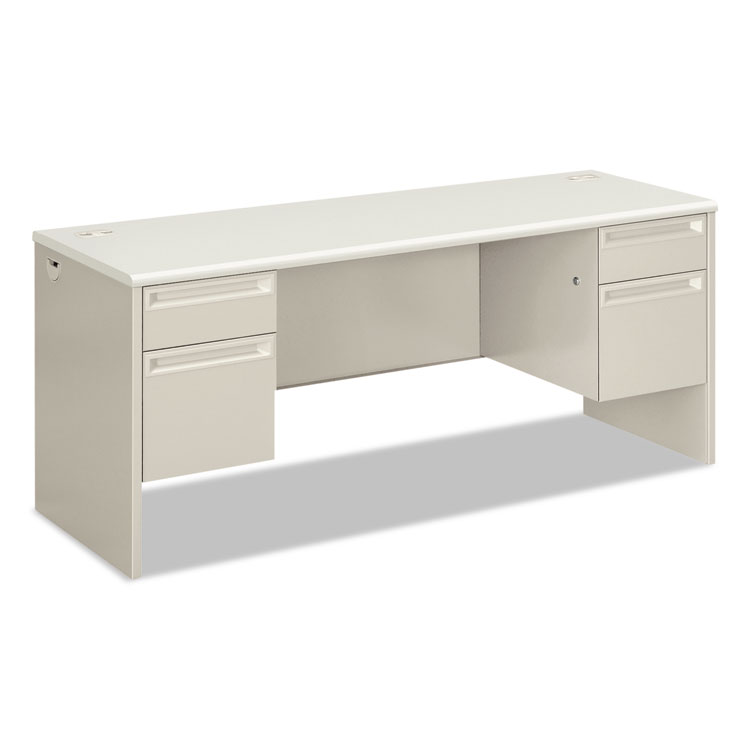 Picture of 38000 Series Kneespace Credenza, 72w X 24d X 29 1/2h, Silver Mesh/light Gray